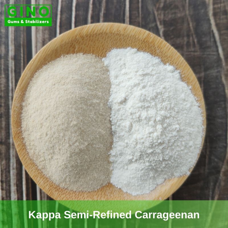 Carrageenan factory_Yellowish Kappa Semi-Refined Carrageenan Powder Suppliers Manufacturers in China