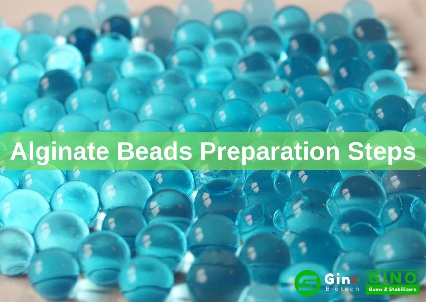 Alginate Beads Preparation Steps