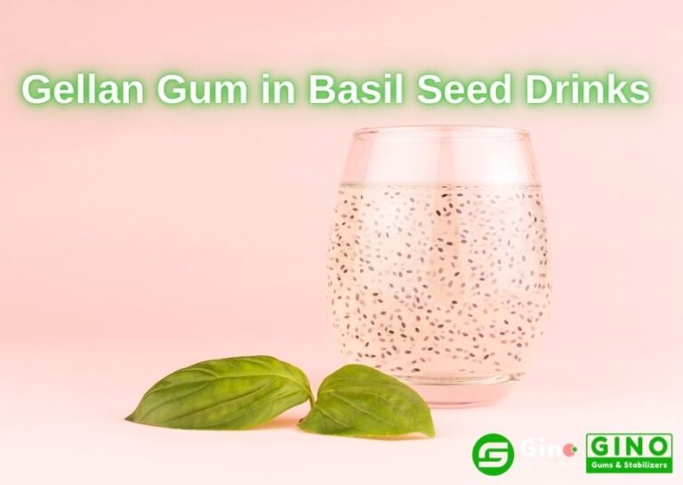 The Amazing Applications of Gellan Gum in Basil Seed Drinks