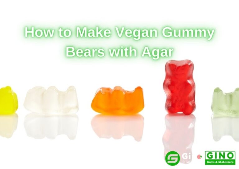 How to Make Vegan Gummy Bears with Agar E406 Recipe