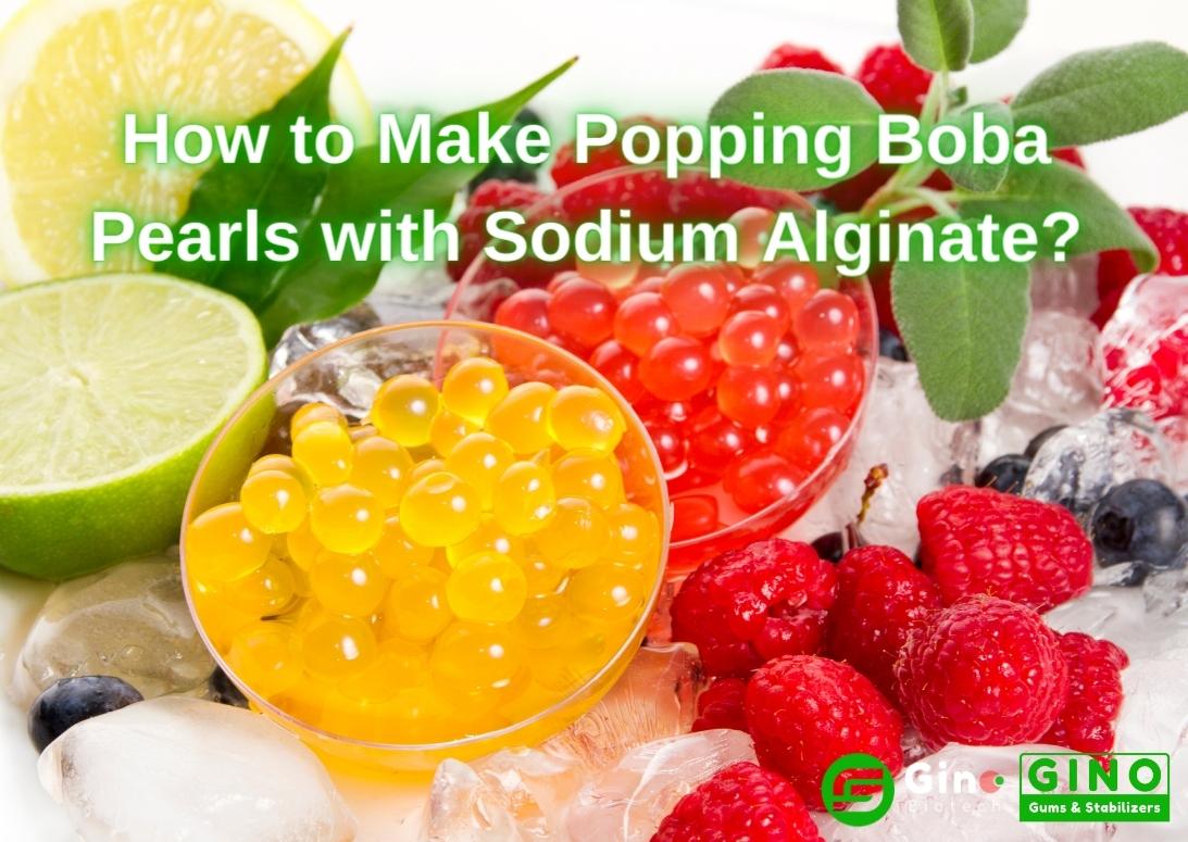 How to Make Popping Boba Pearls with Sodium Alginate