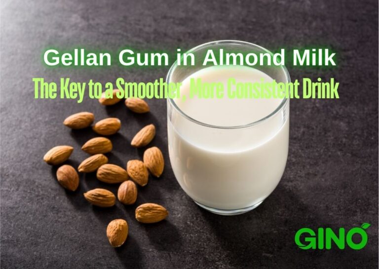 Gellan Gum in Almond Milk The Key to a Smoother Drink